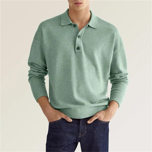 Nathan - Lässiges Button-Down Polo-Hemd