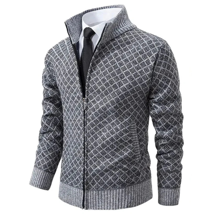 Samuel - Cardigan-Jacke mit Reißverschluss